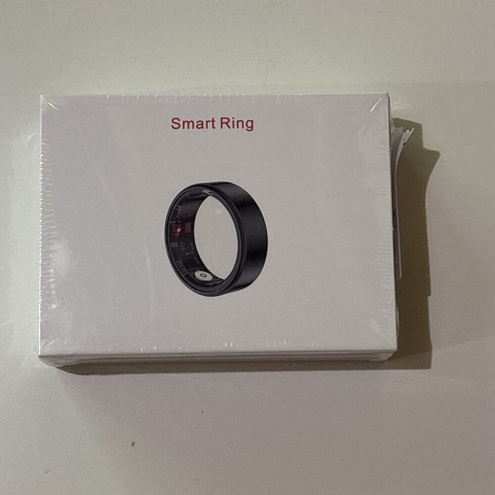 Smart Ring Brand New Black Size 8 Android 5.0 & IOS 10.0 Compatible. NIB